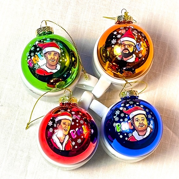 Barenaked Ladies Glass Christmas Ornaments! 90s Nostalgia at its best! - Picture 1 of 1